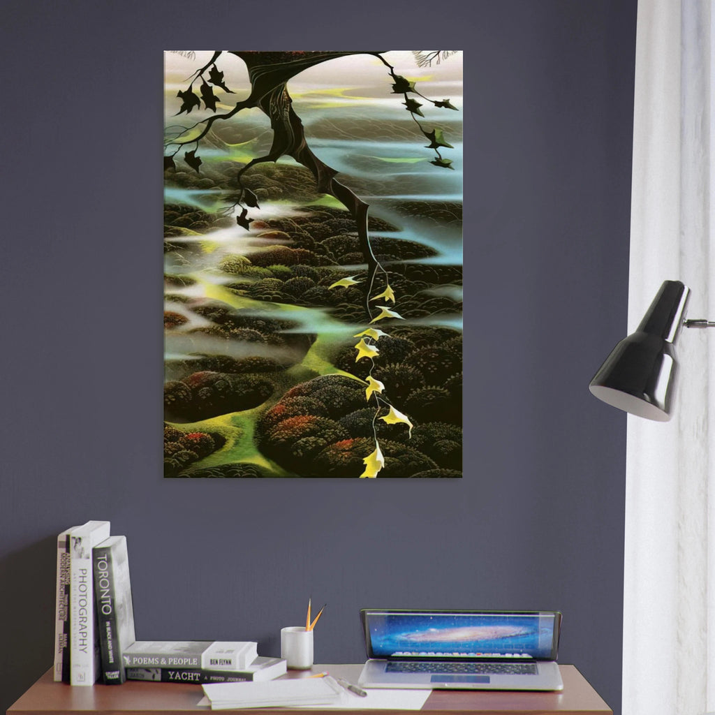 Fog Laced Hills Canvas | Eyvind Earle Canvas | Eyvind Earle Prints