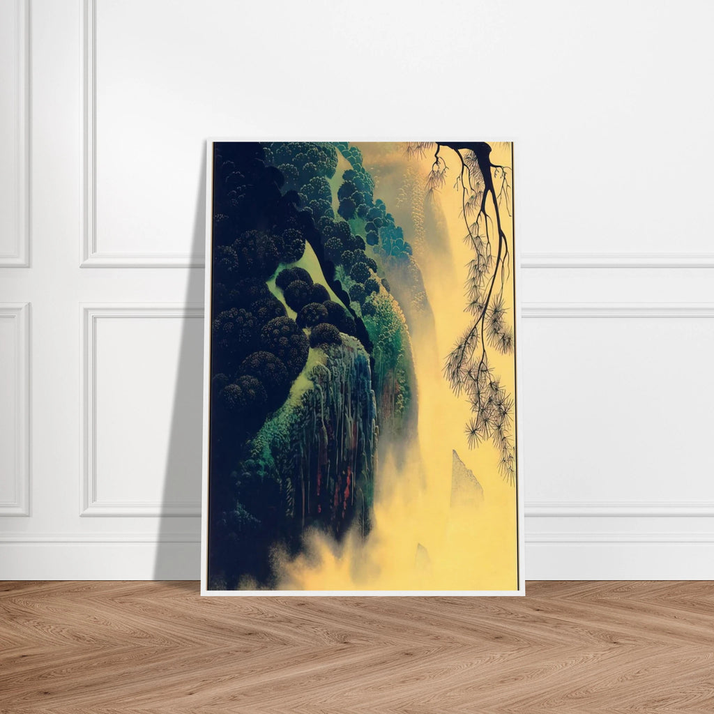 Jeweled Coast Framed Poster | Eyvind Earle Framed Prints Wall Art | Eyvind Earle Prints