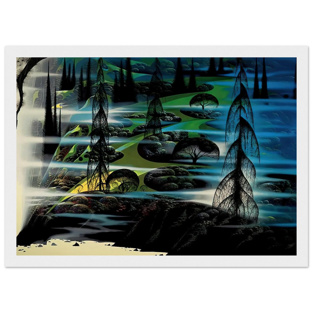Beauty Beyond Believing Framed Poster | Eyvind Earle Framed Prints Wall Art | Eyvind Earle Prints