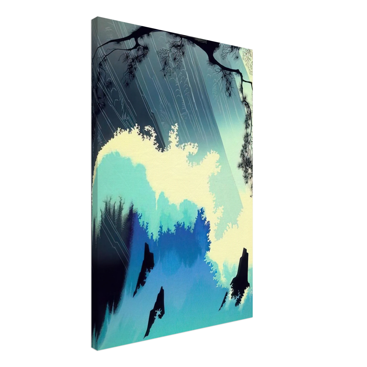 Ocean Splash Canvas | Eyvind Earle Canvas | Eyvind Earle Prints