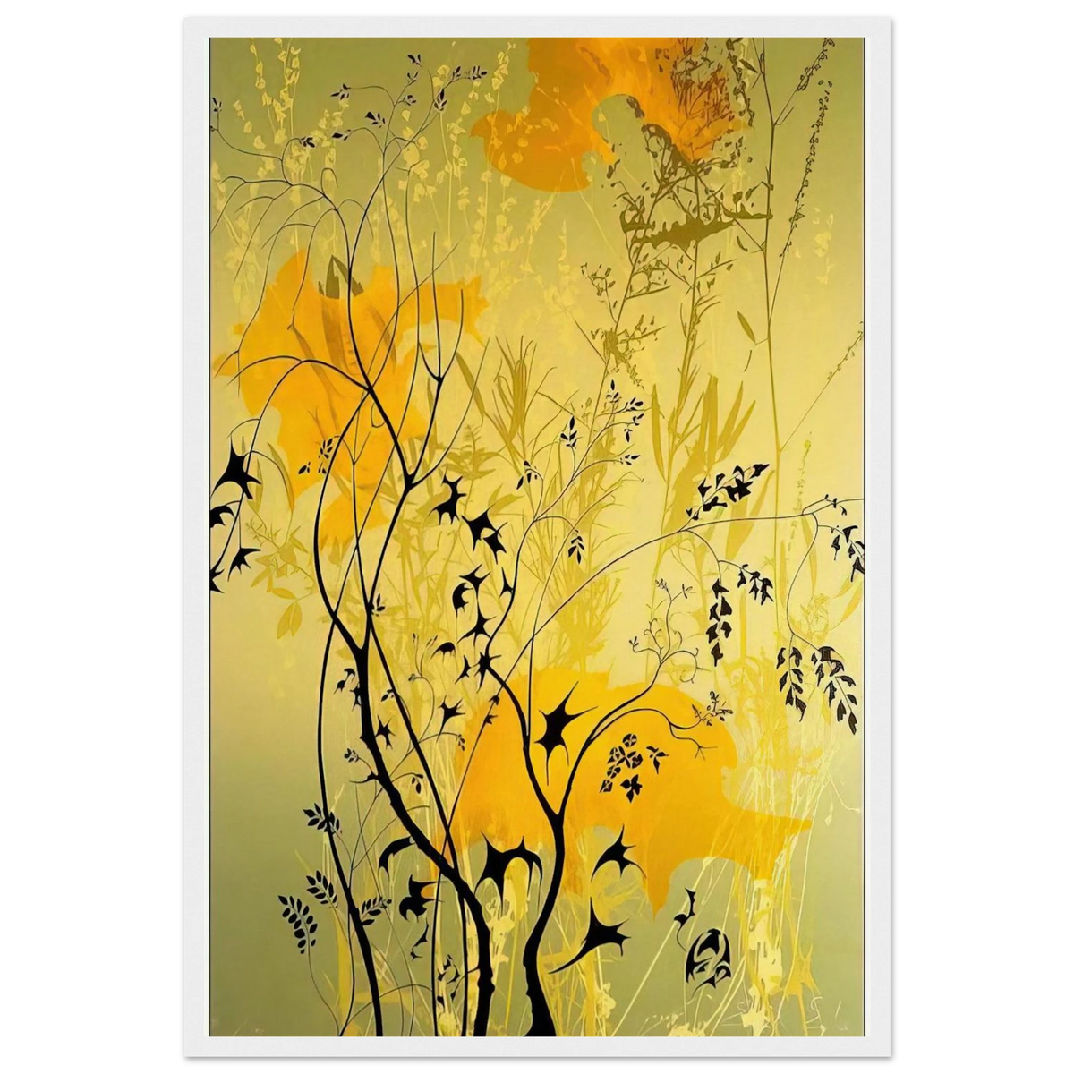 Wild Flowers Framed Poster | Eyvind Earle Framed Prints Wall Art | Eyvind Earle Prints