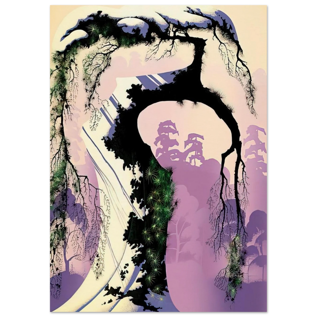 Norway Pine Poster | Eyvind Earle Poster | Eyvind Earle Prints