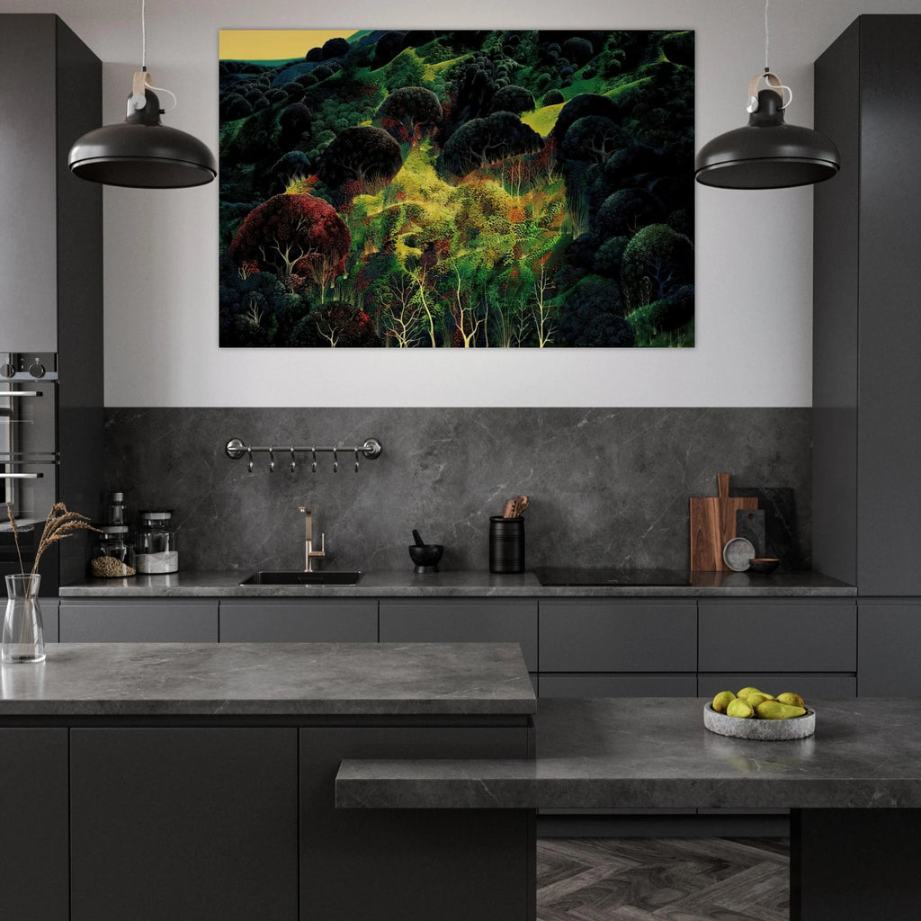Autumn Fields Poster | Eyvind Earle Poster | Eyvind Earle Prints