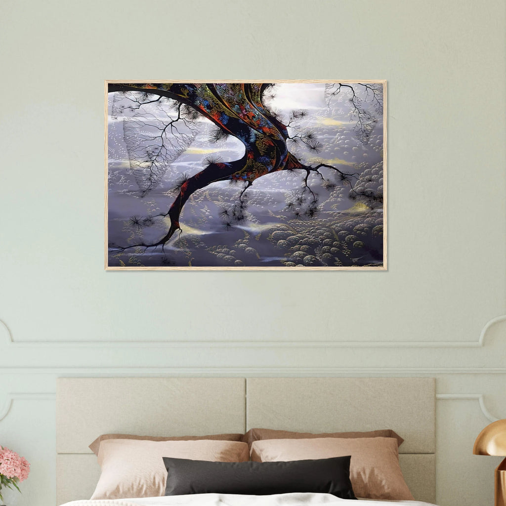 Pine Branch Framed Poster | Eyvind Earle Framed Prints Wall Art | Eyvind Earle Prints