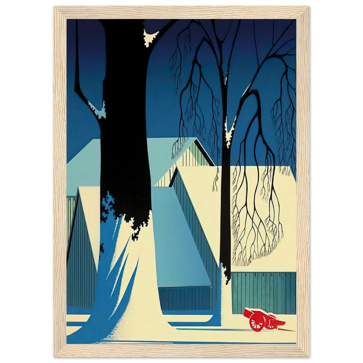 Turquoise Framed Poster | Eyvind Earle Framed Prints Wall Art | Eyvind Earle Prints