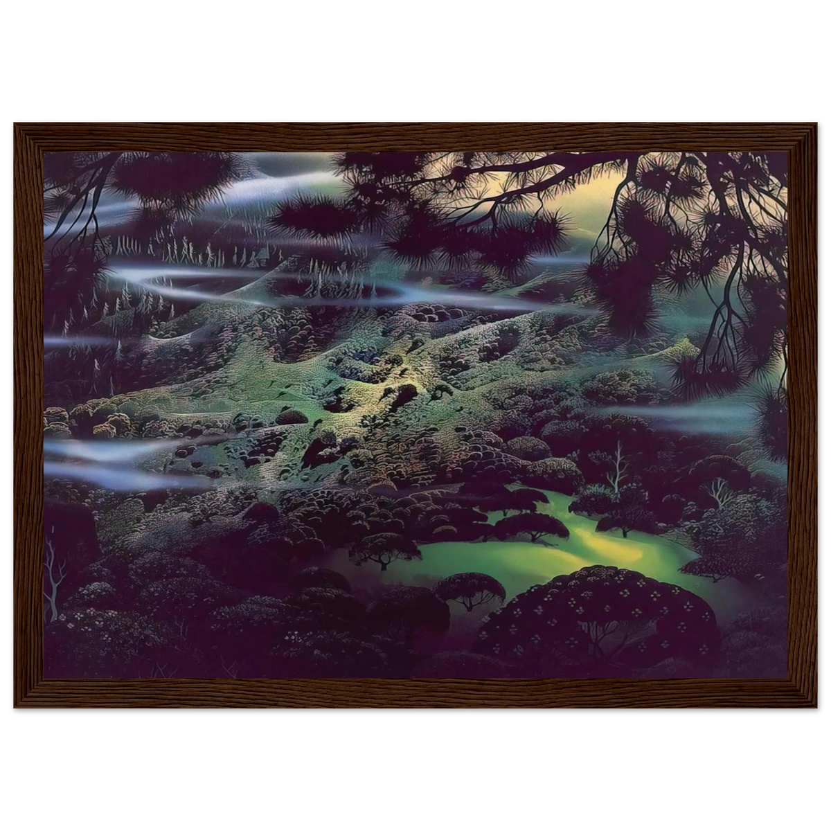 Symphonic Fantasy Framed Poster | Eyvind Earle Framed Prints Wall Art | Eyvind Earle Prints