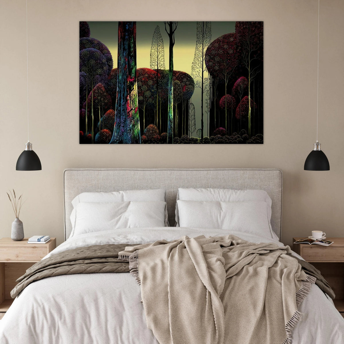 Gothic Forest Poster | Eyvind Earle Poster | Eyvind Earle Prints
