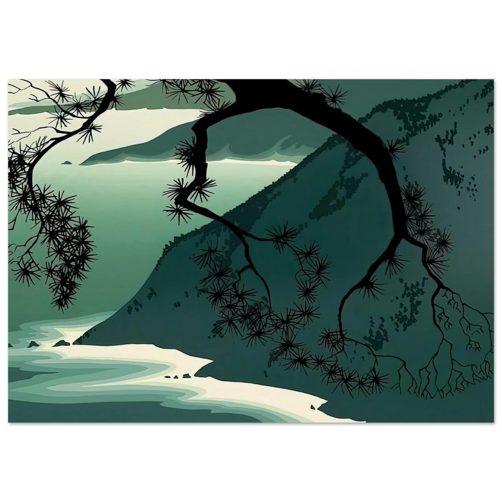 Quiet Evening Poster | Eyvind Earle Poster | Eyvind Earle Prints