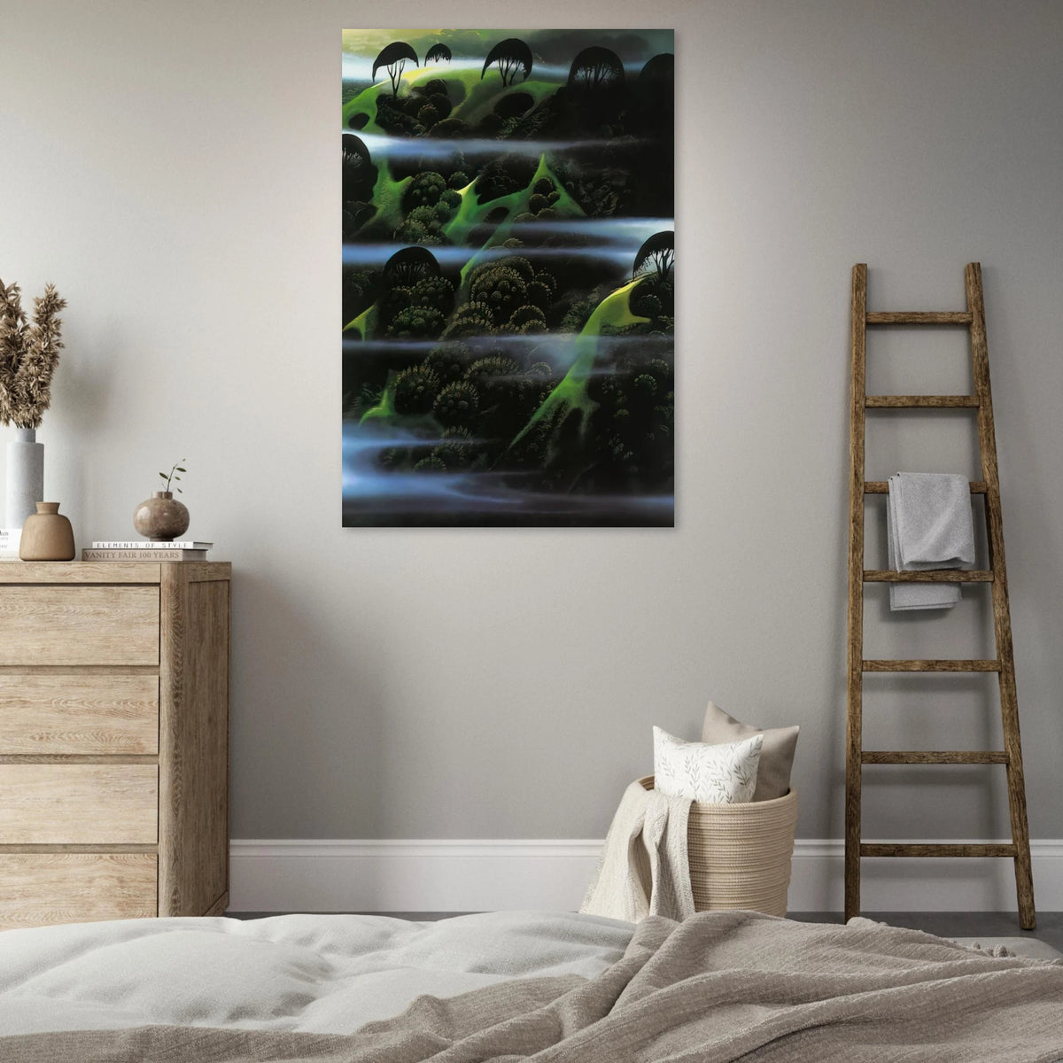 Early Morning Fog Poster | Eyvind Earle Poster | Eyvind Earle Prints