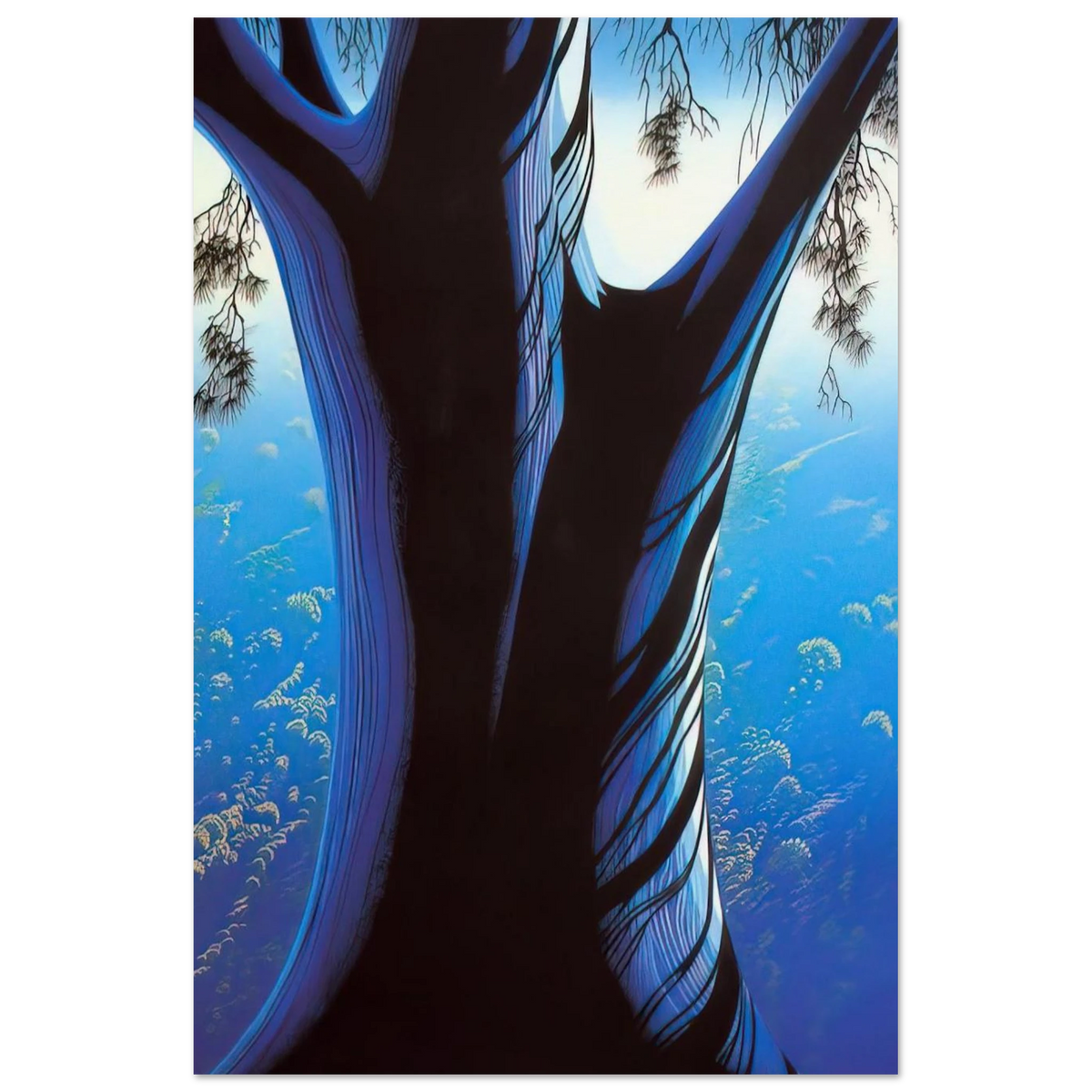 Blue Pine Poster | Eyvind Earle Poster | Eyvind Earle Prints