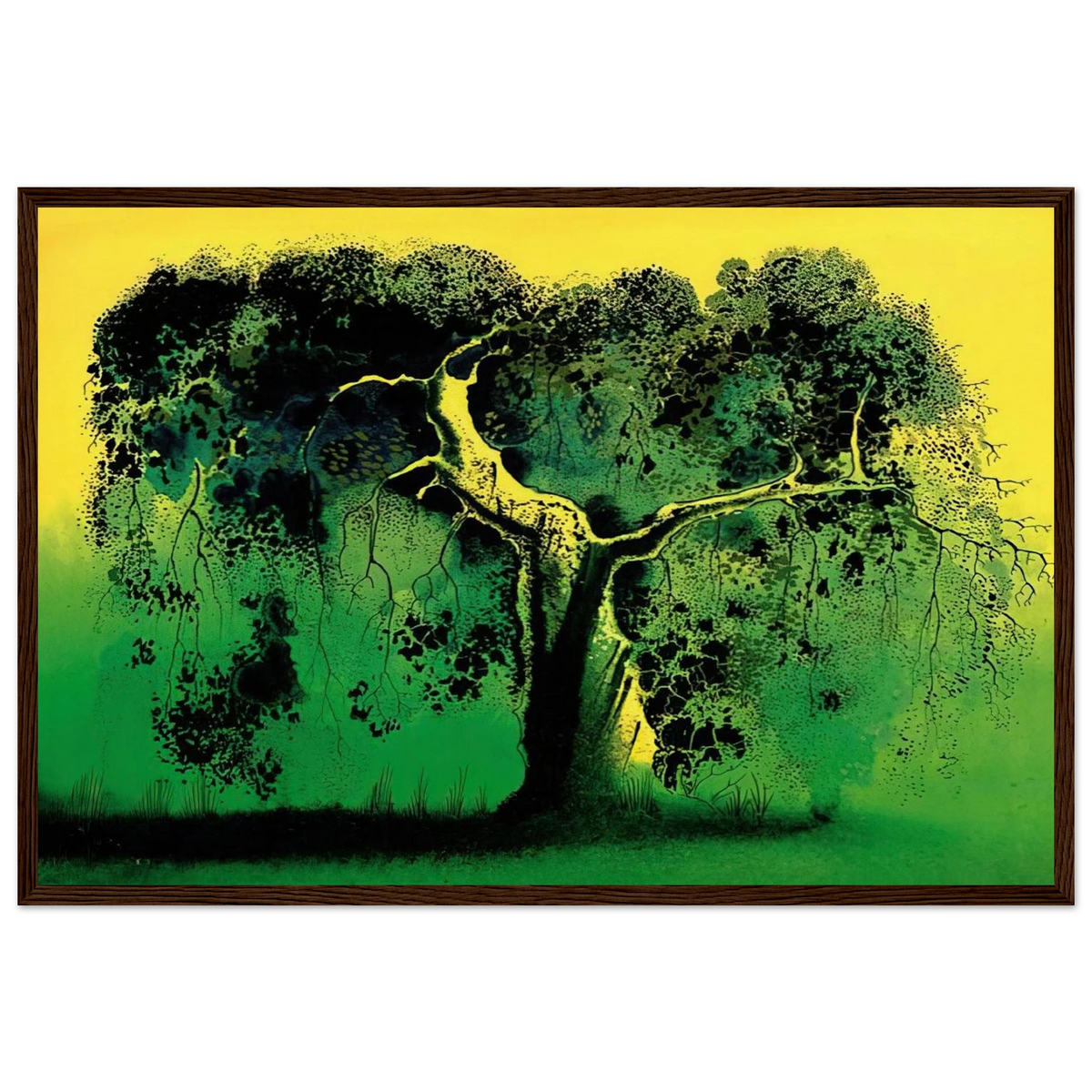 Sycamore Framed Poster | Eyvind Earle Framed Prints Wall Art | Eyvind Earle Prints