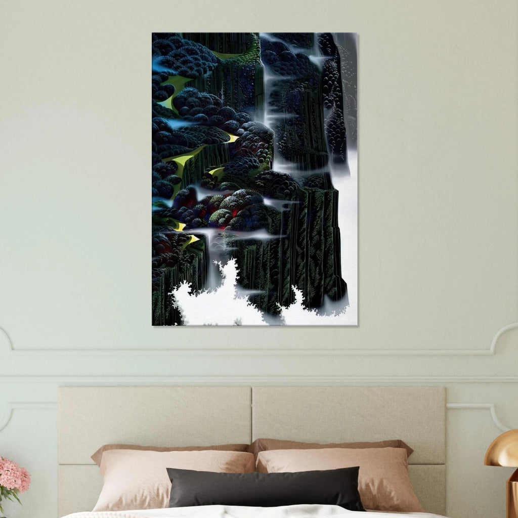 Sea Cliffs Rising Canvas | Eyvind Earle Canvas | Eyvind Earle Prints