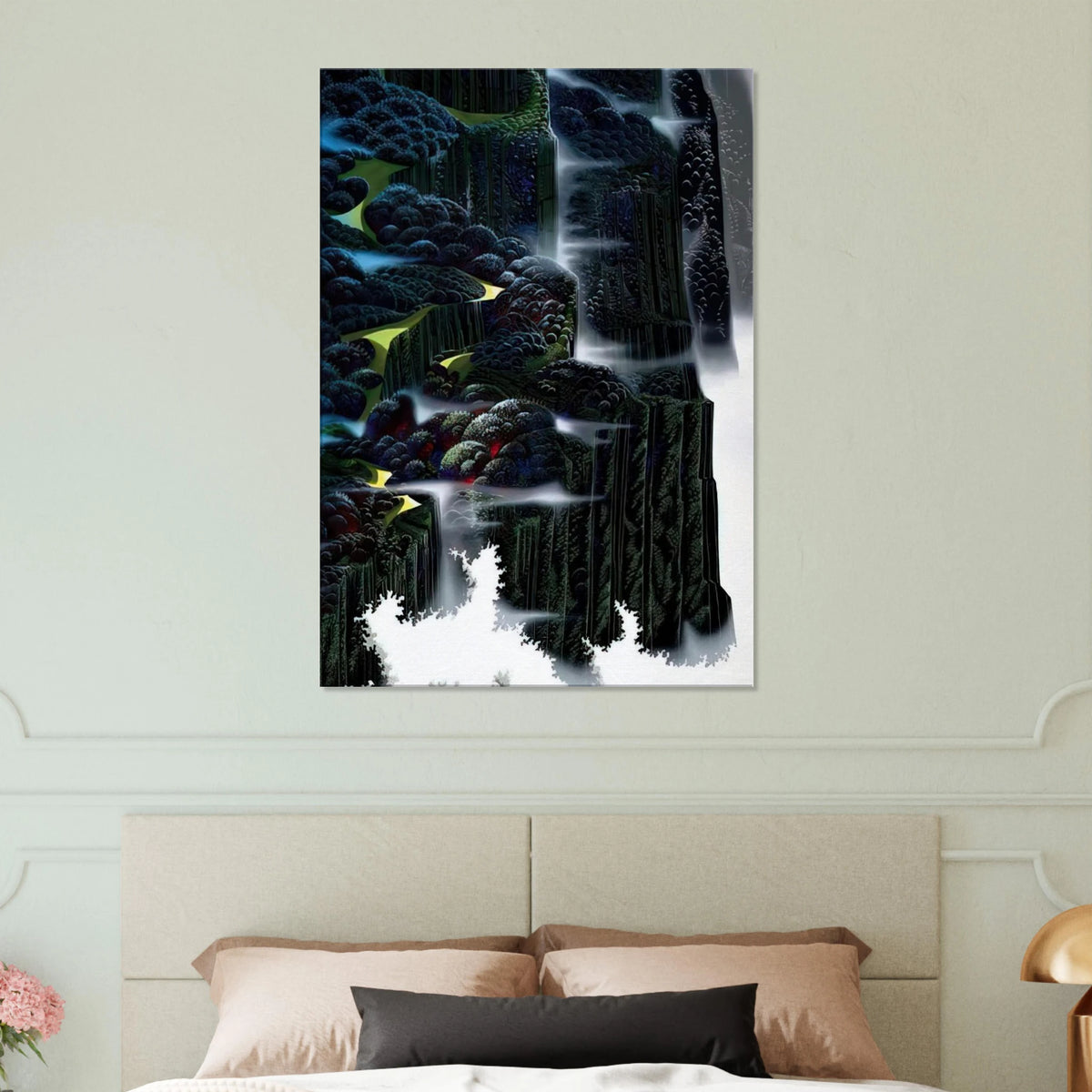Sea Cliffs Rising Canvas | Eyvind Earle Canvas | Eyvind Earle Prints