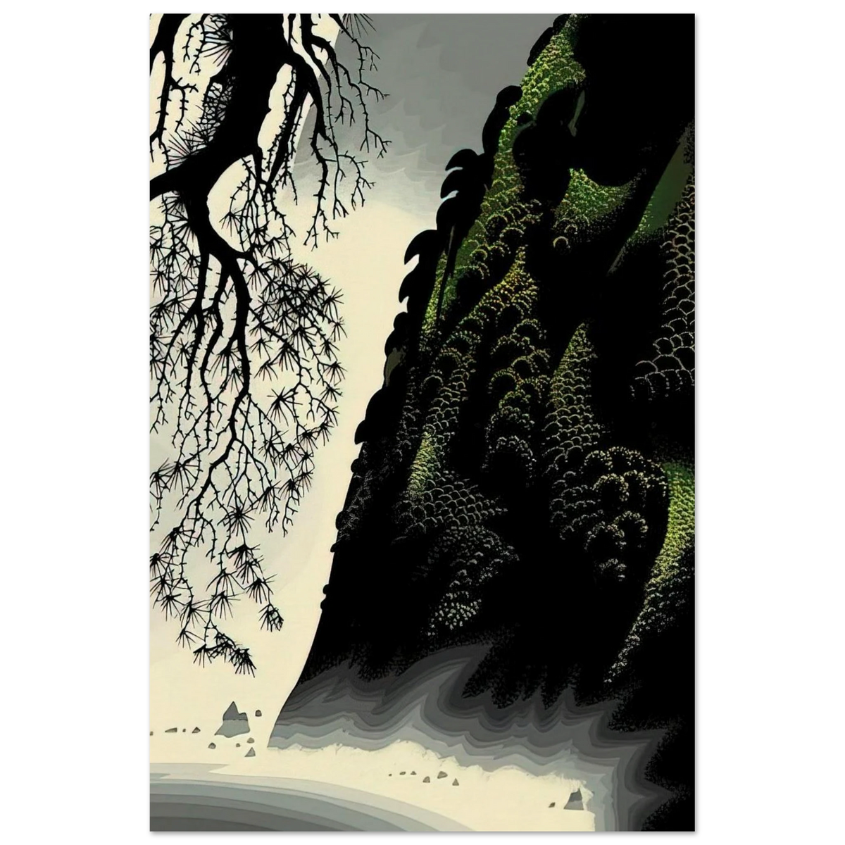 Little Big Sur Poster | Eyvind Earle Poster | Eyvind Earle Prints
