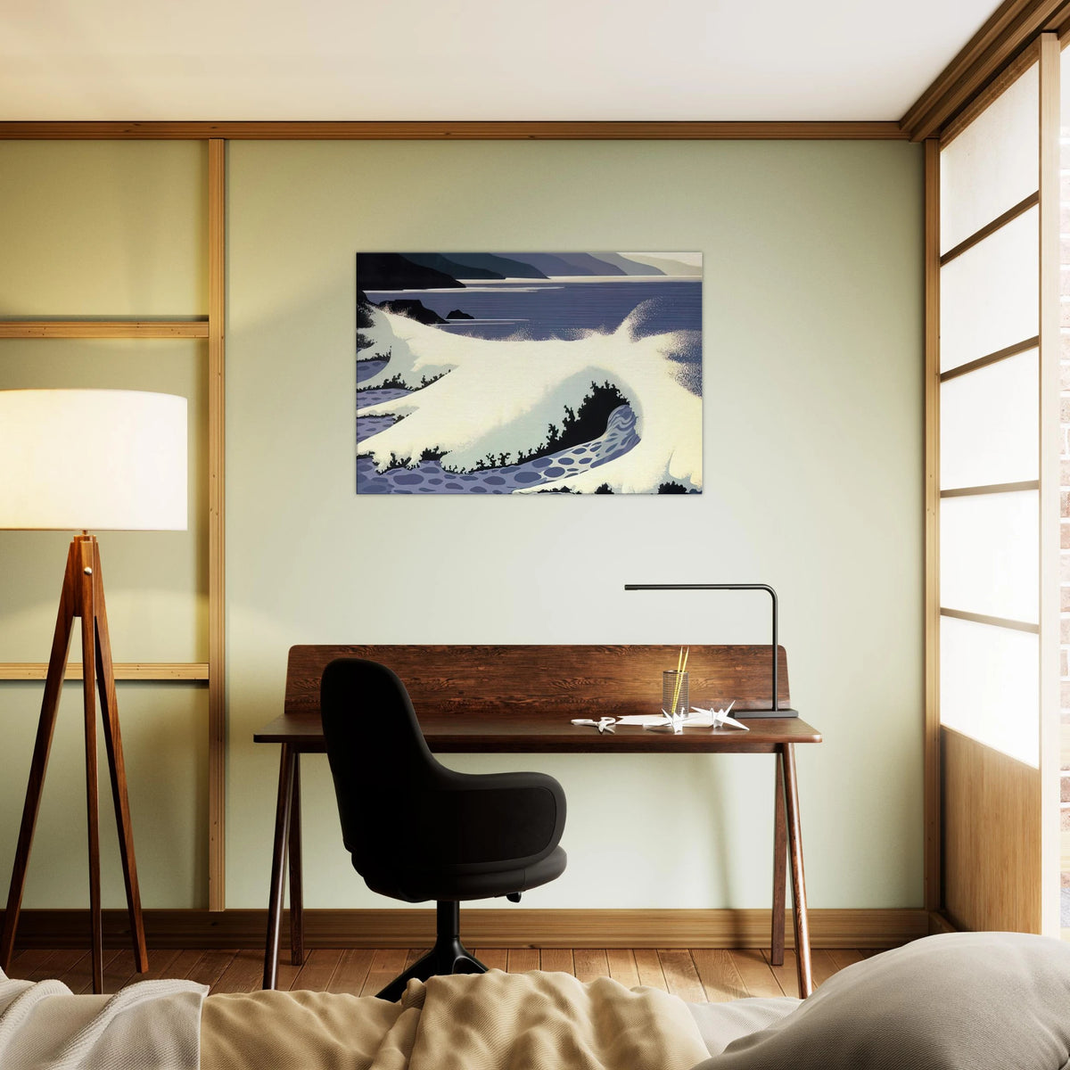 The White Wave Canvas | Eyvind Earle Canvas | Eyvind Earle Prints