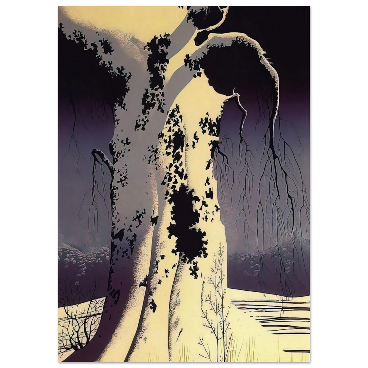 Black Oak Poster | Eyvind Earle Poster | Eyvind Earle Prints