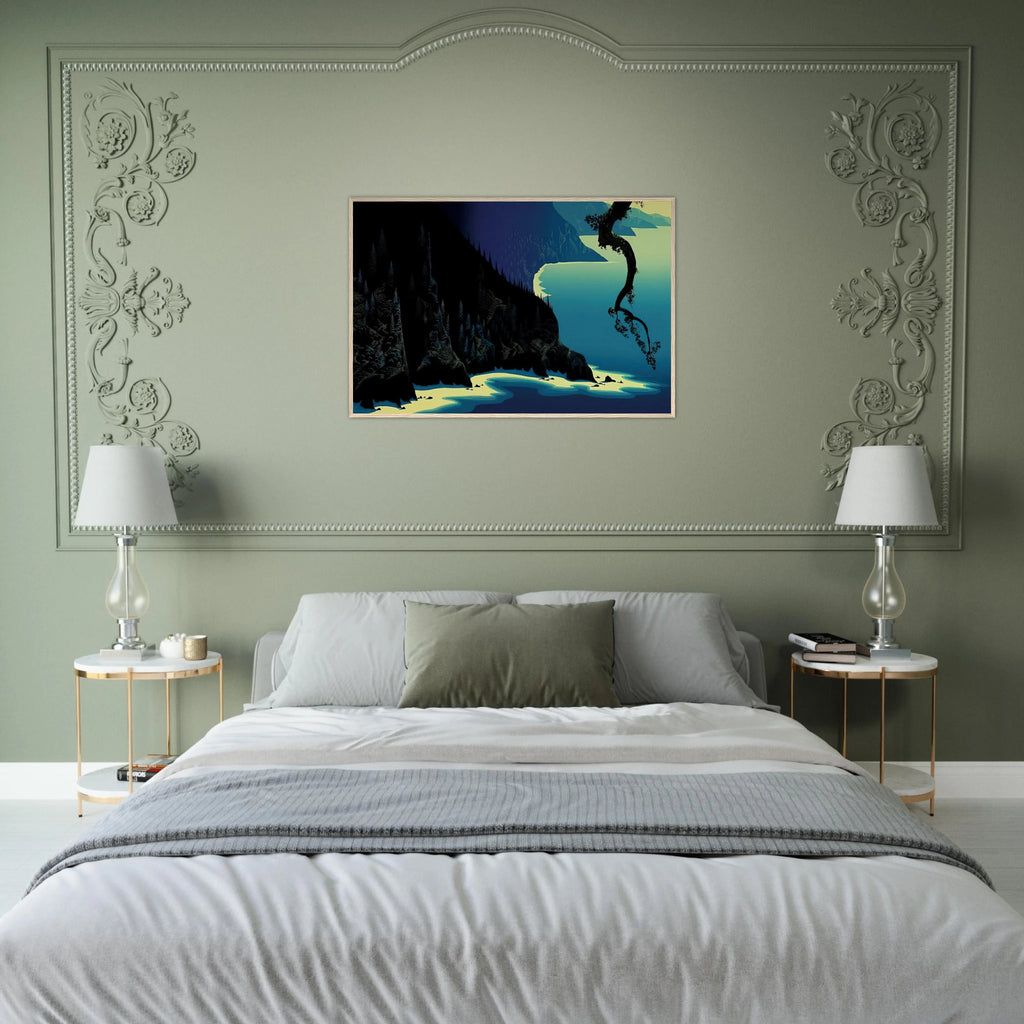 Big Sur Framed Poster | Eyvind Earle Framed Prints Wall Art | Eyvind Earle Prints