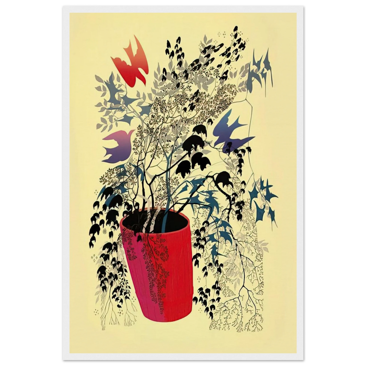 Red Barrell Framed Poster | Eyvind Earle Framed Prints Wall Art | Eyvind Earle Prints