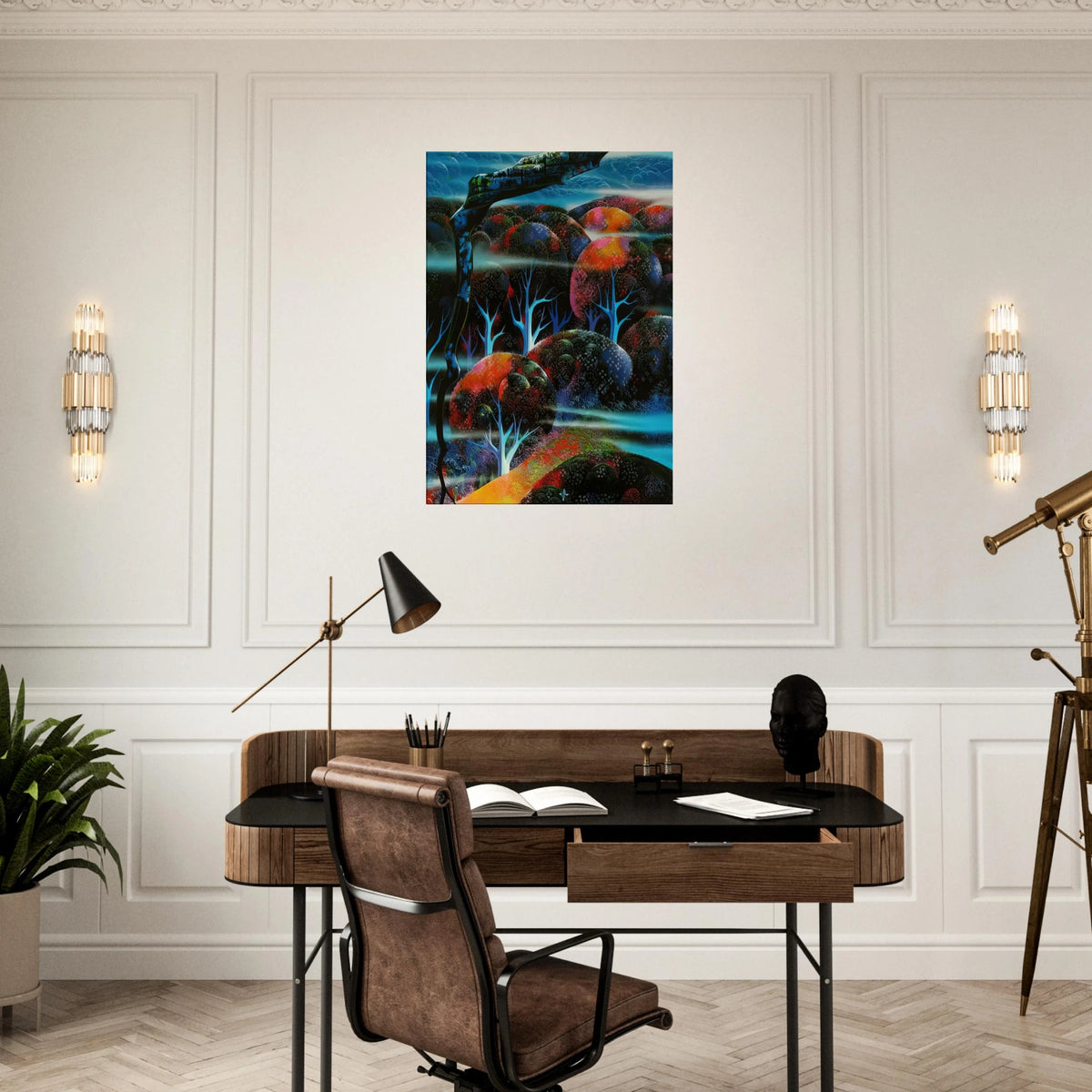 Toccata and Fugue Canvas | Eyvind Earle Canvas | Eyvind Earle Prints
