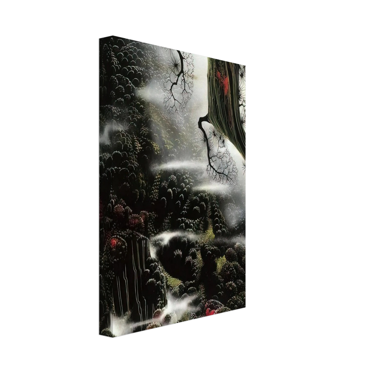 Wisps of Fog and Branch Canvas | Eyvind Earle Canvas | Eyvind Earle Prints