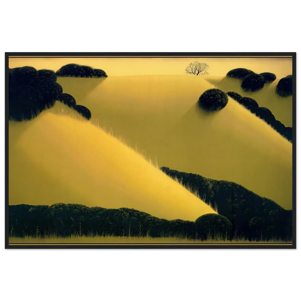 Golden Hills Framed Poster | Eyvind Earle Framed Prints Wall Art | Eyvind Earle Prints