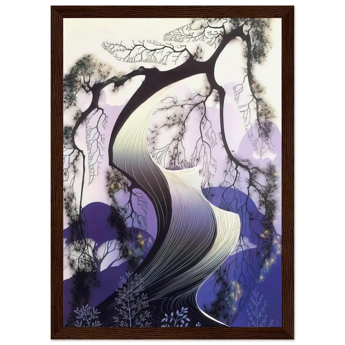 Bonsai Framed Poster | Eyvind Earle Framed Prints Wall Art | Eyvind Earle Prints