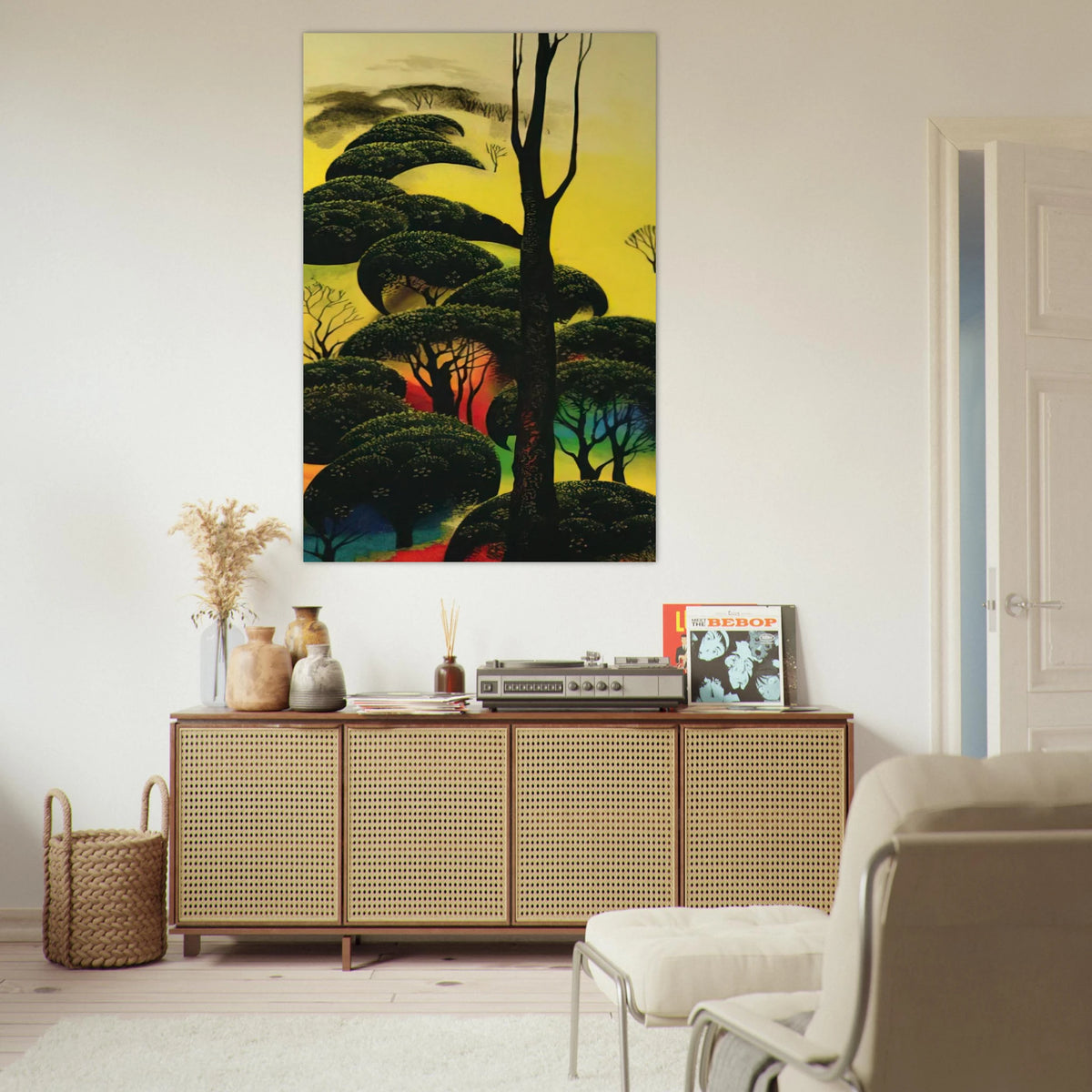 Climbing Oaks Poster | Eyvind Earle Poster | Eyvind Earle Prints