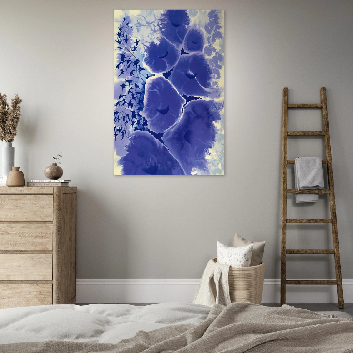 Mauve Floral Poster | Eyvind Earle Poster | Eyvind Earle Prints