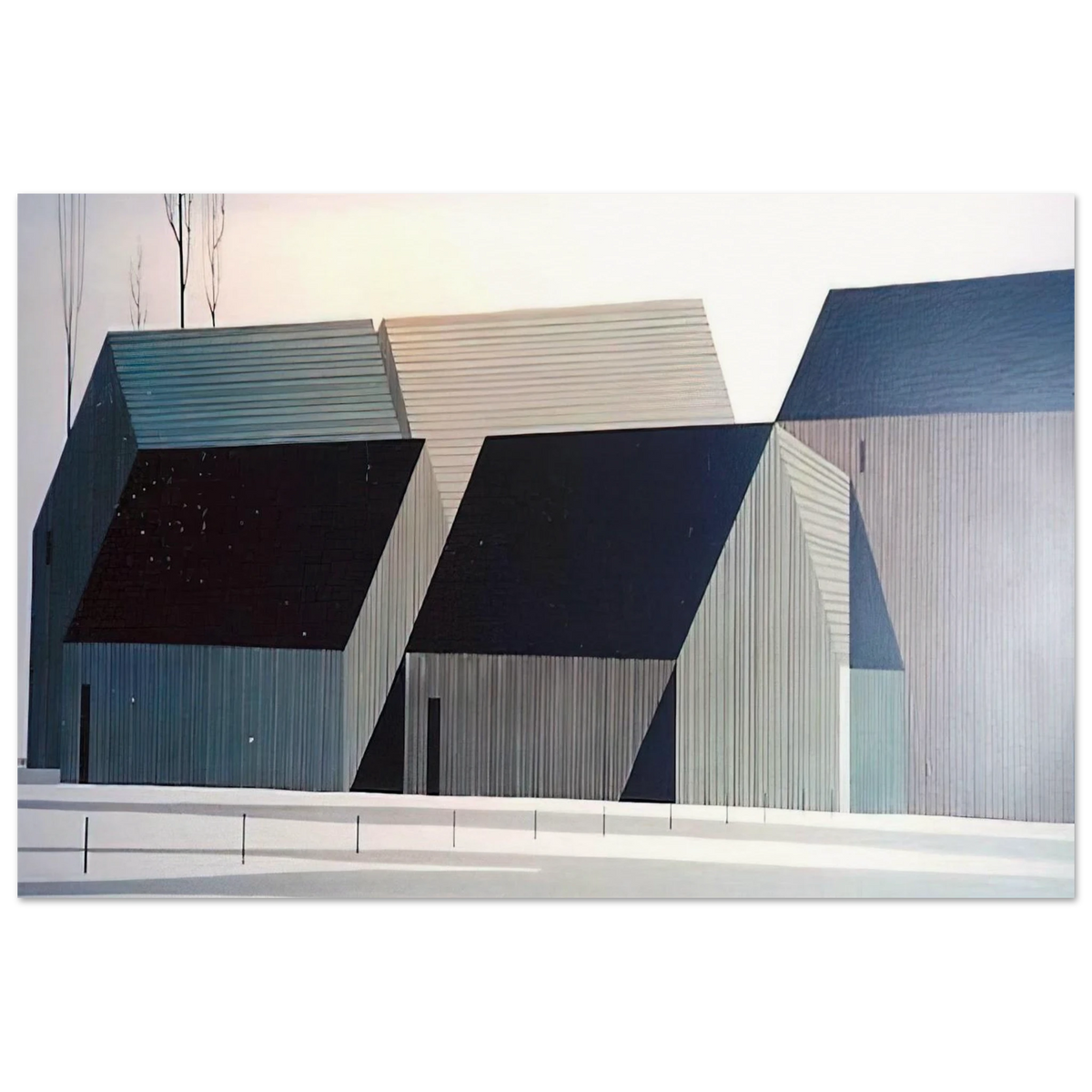 Barns Poster | Eyvind Earle Poster | Eyvind Earle Prints