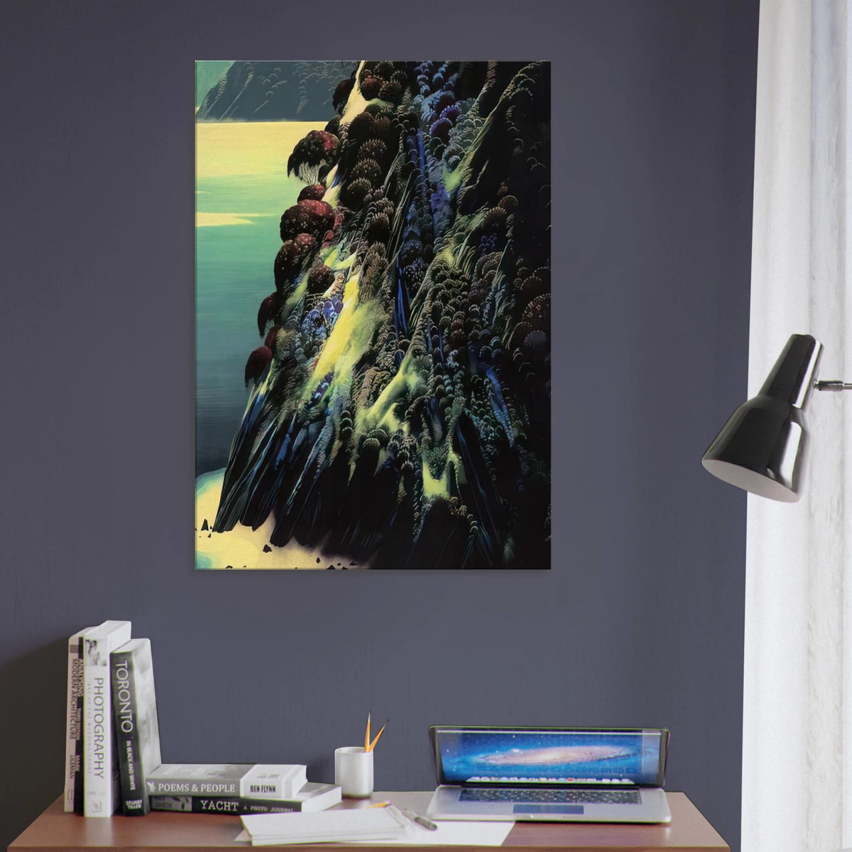 Big Sur Poem Canvas | Eyvind Earle Canvas | Eyvind Earle Prints