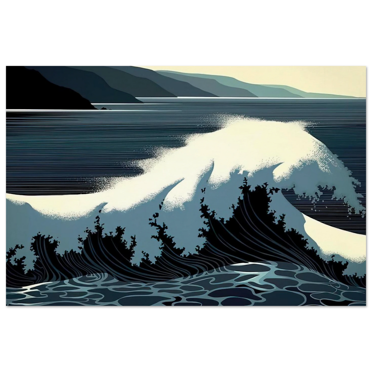 A Sounding of Surf Poster | Eyvind Earle Poster | Eyvind Earle Prints
