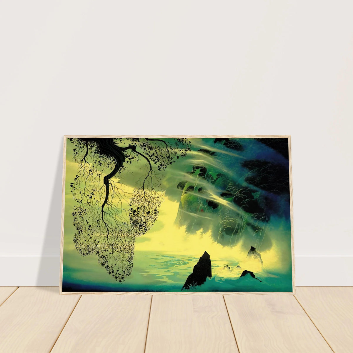 A Swirl of Fog Framed Poster | Eyvind Earle Framed Prints Wall Art | Eyvind Earle Prints
