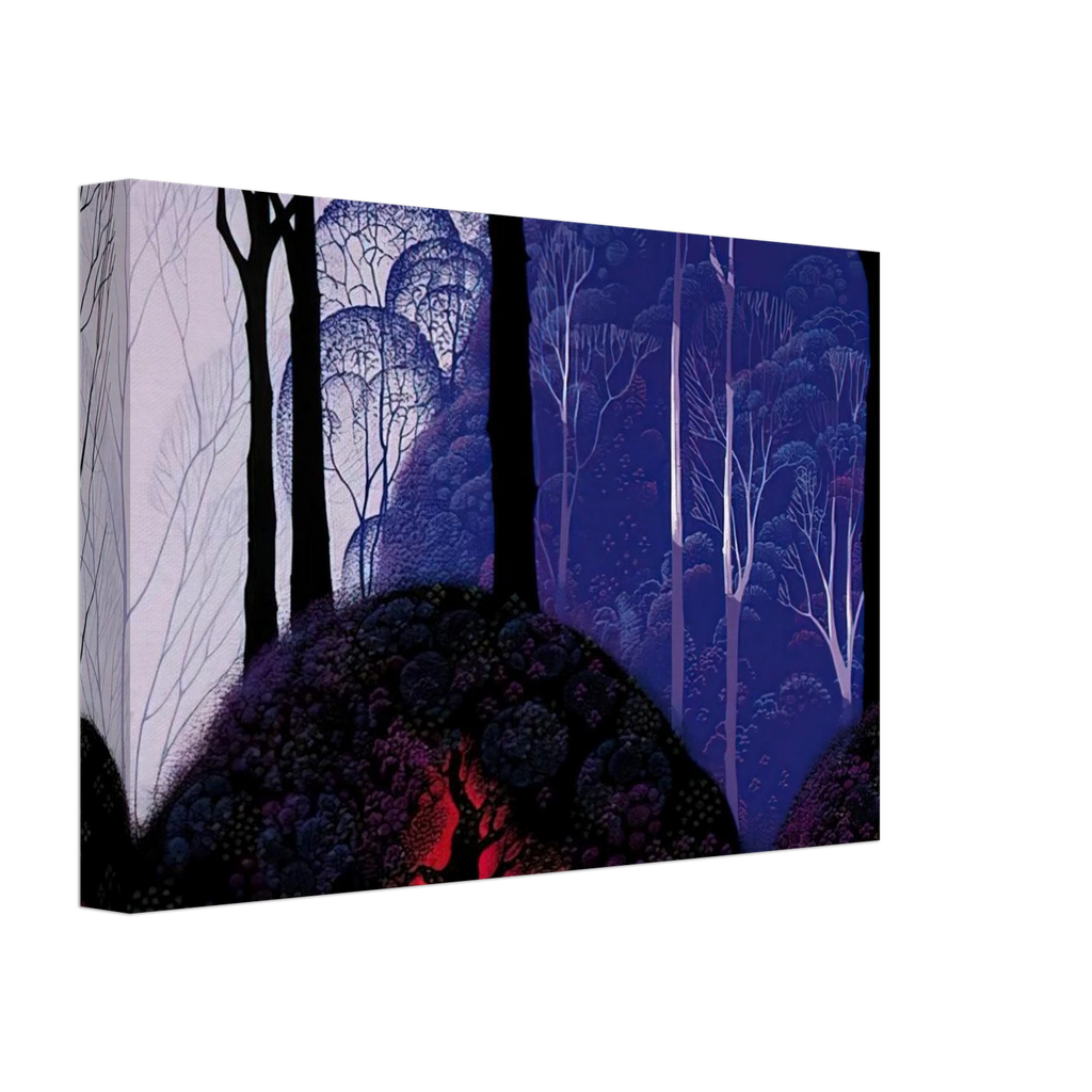Purple Eucalyptus Canvas | Eyvind Earle Canvas | Eyvind Earle Prints