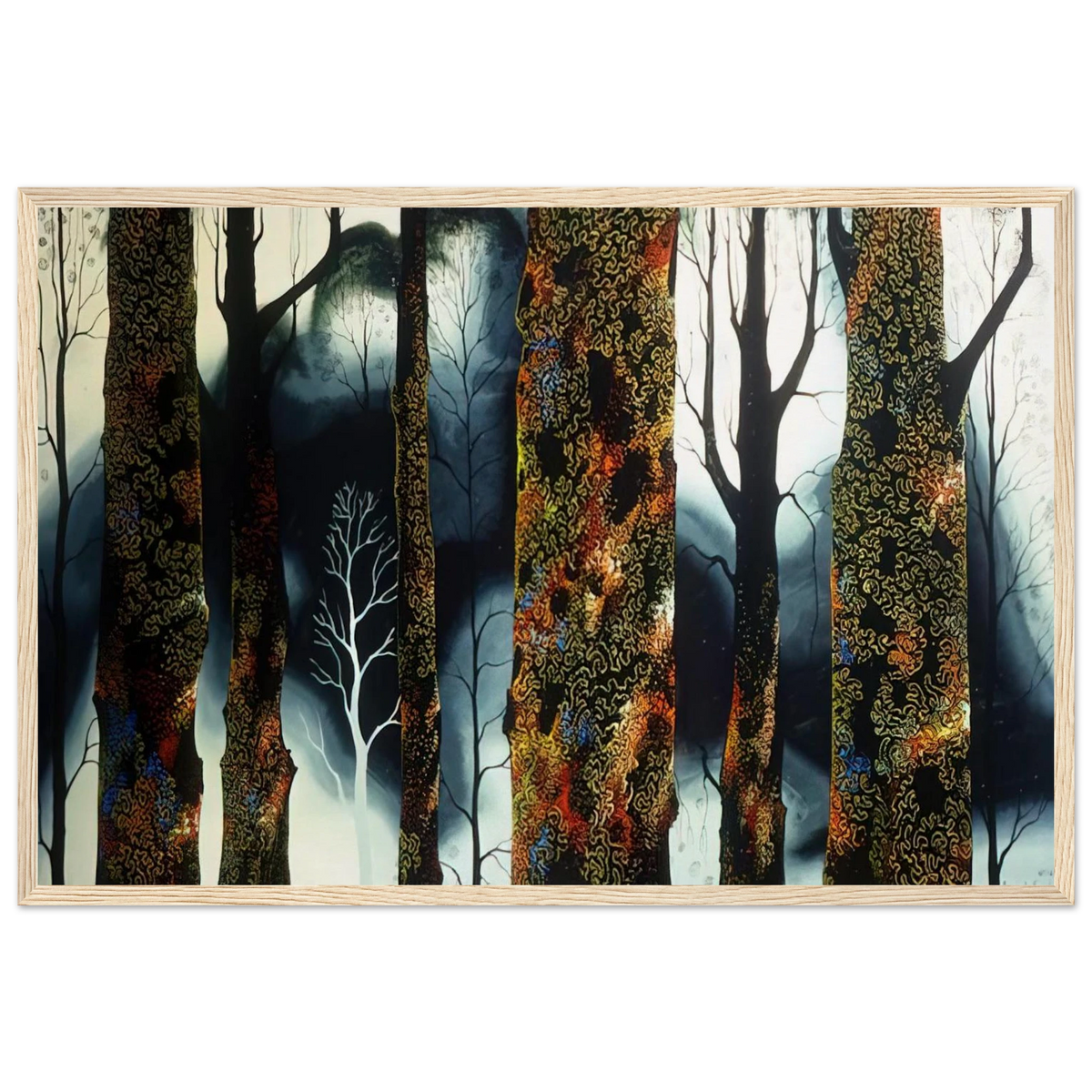 Jewel Trees Framed Poster | Eyvind Earle Framed Prints Wall Art | Eyvind Earle Prints
