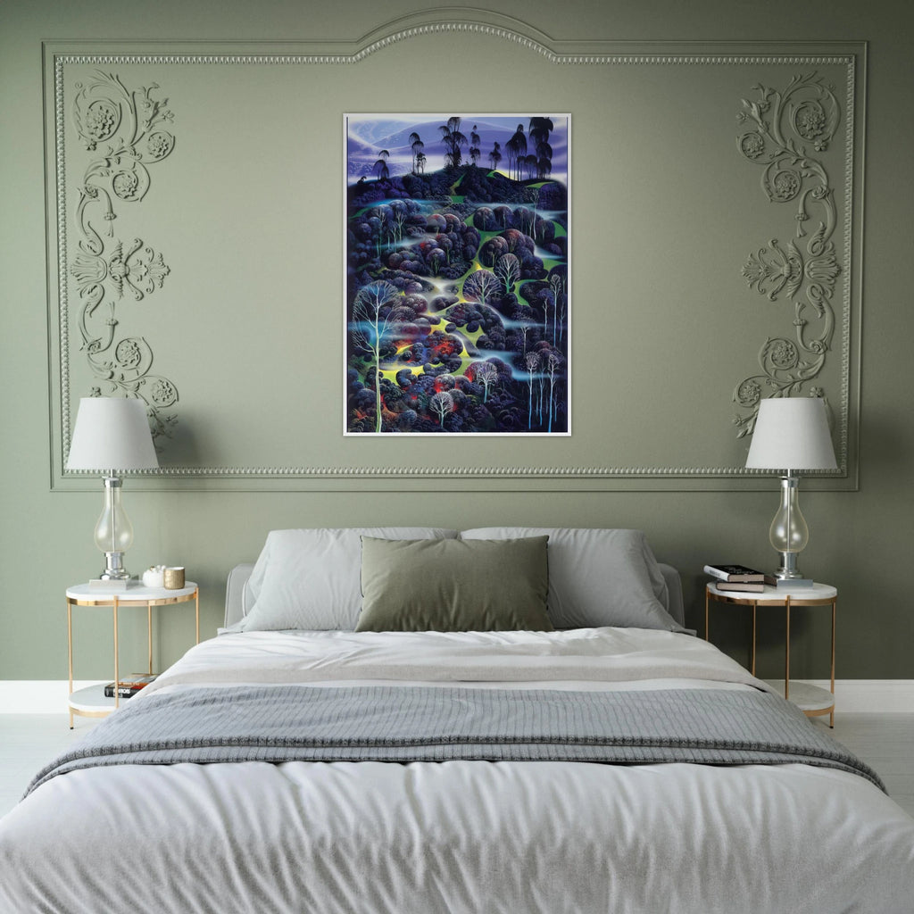Solemn Solitude Framed Poster | Eyvind Earle Framed Prints Wall Art | Eyvind Earle Prints