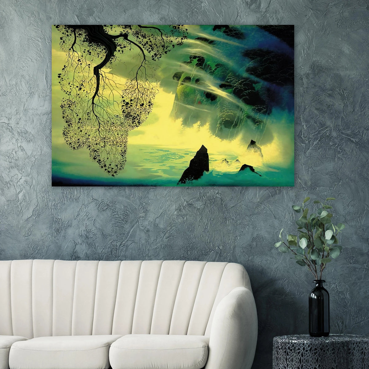 A Swirl of Fog Poster | Eyvind Earle Poster | Eyvind Earle Prints