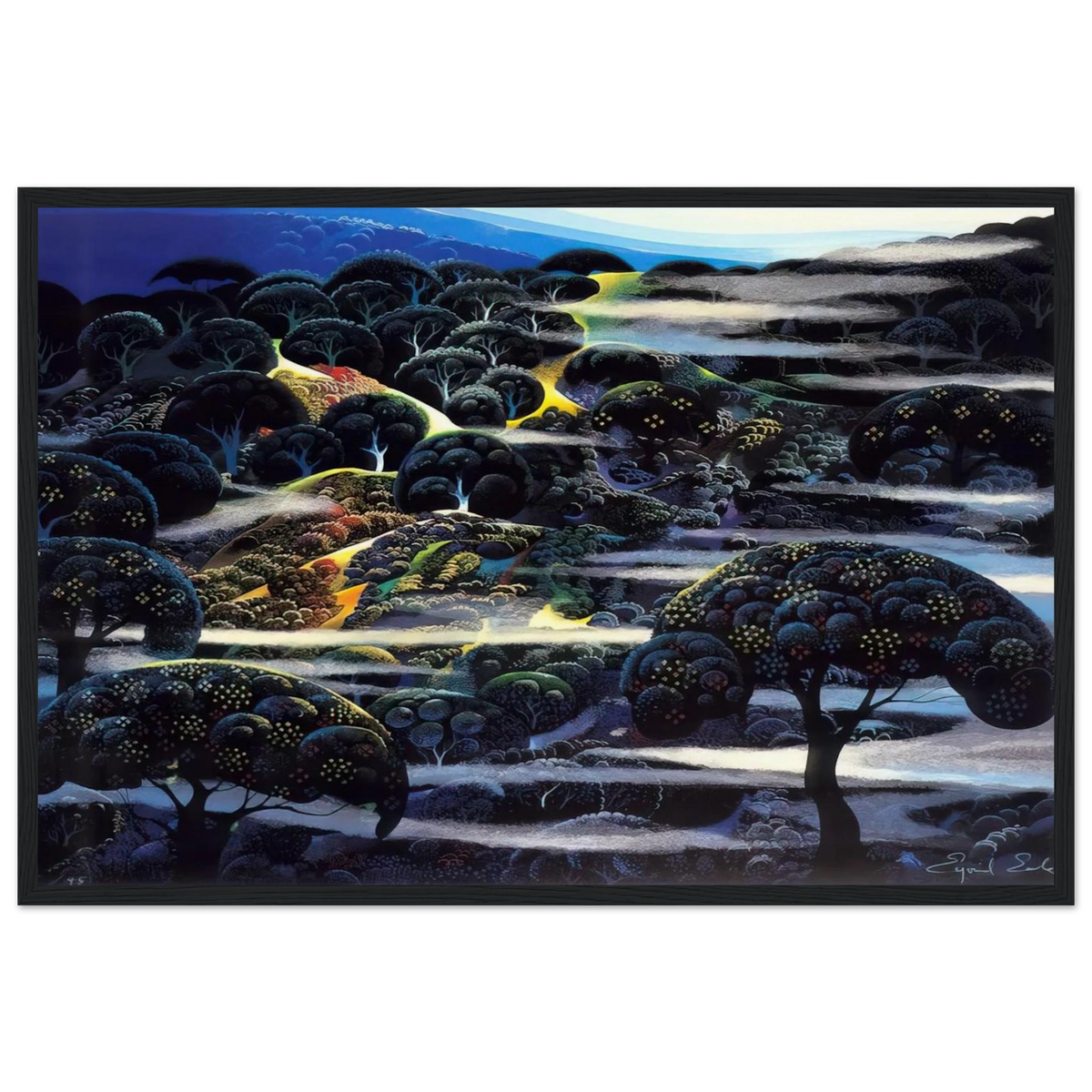 Garden of Eden Framed Poster | Eyvind Earle Framed Prints Wall Art | Eyvind Earle Prints