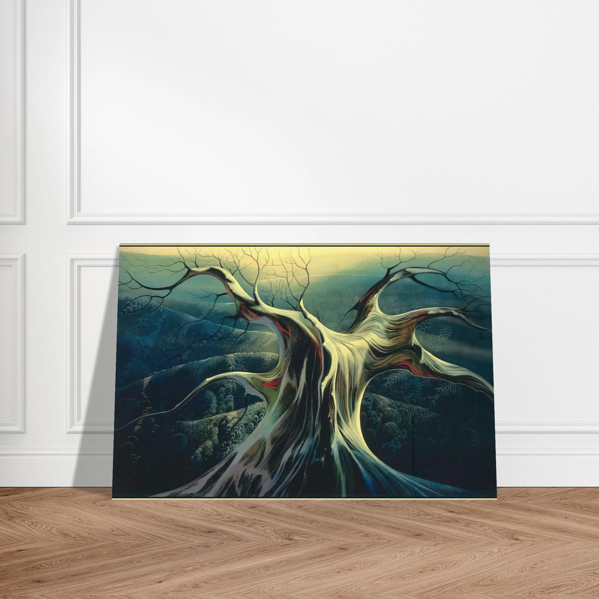 Moonlit Tree Trunk Poster | Eyvind Earle Poster | Eyvind Earle Prints