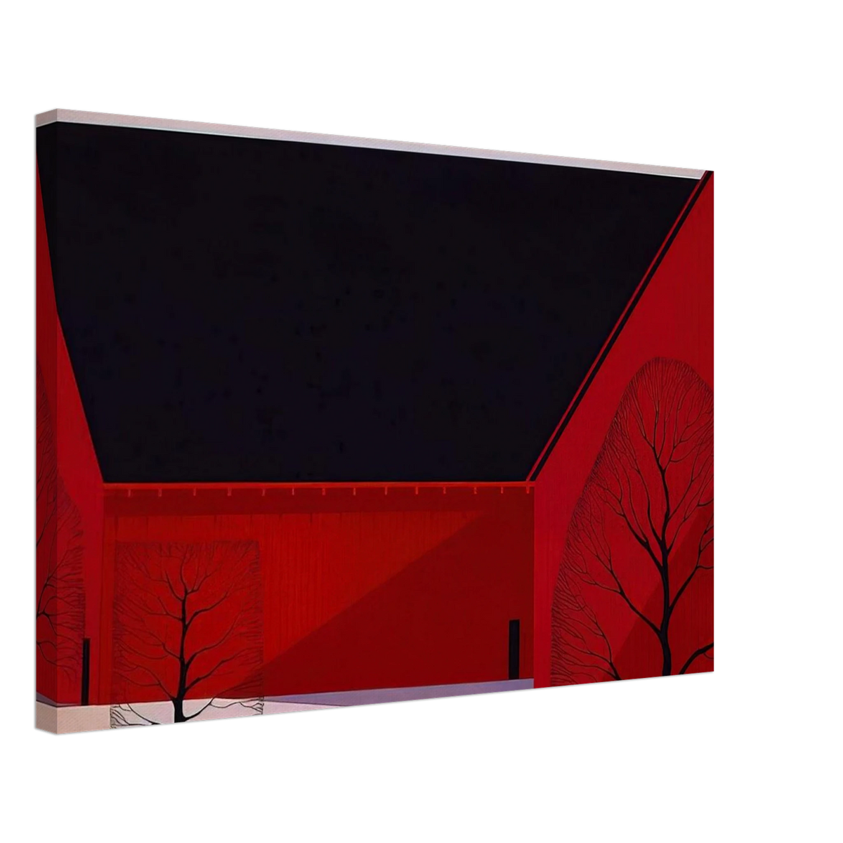 Western Barns Canvas | Eyvind Earle Canvas | Eyvind Earle Prints