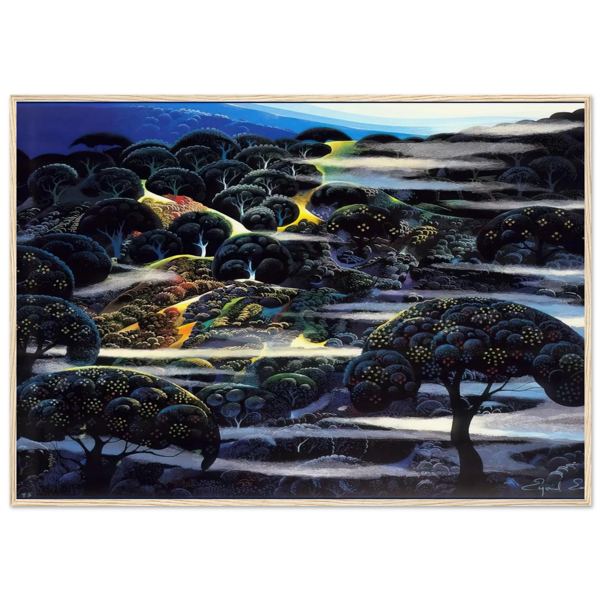 Garden of Eden Framed Poster | Eyvind Earle Framed Prints Wall Art | Eyvind Earle Prints