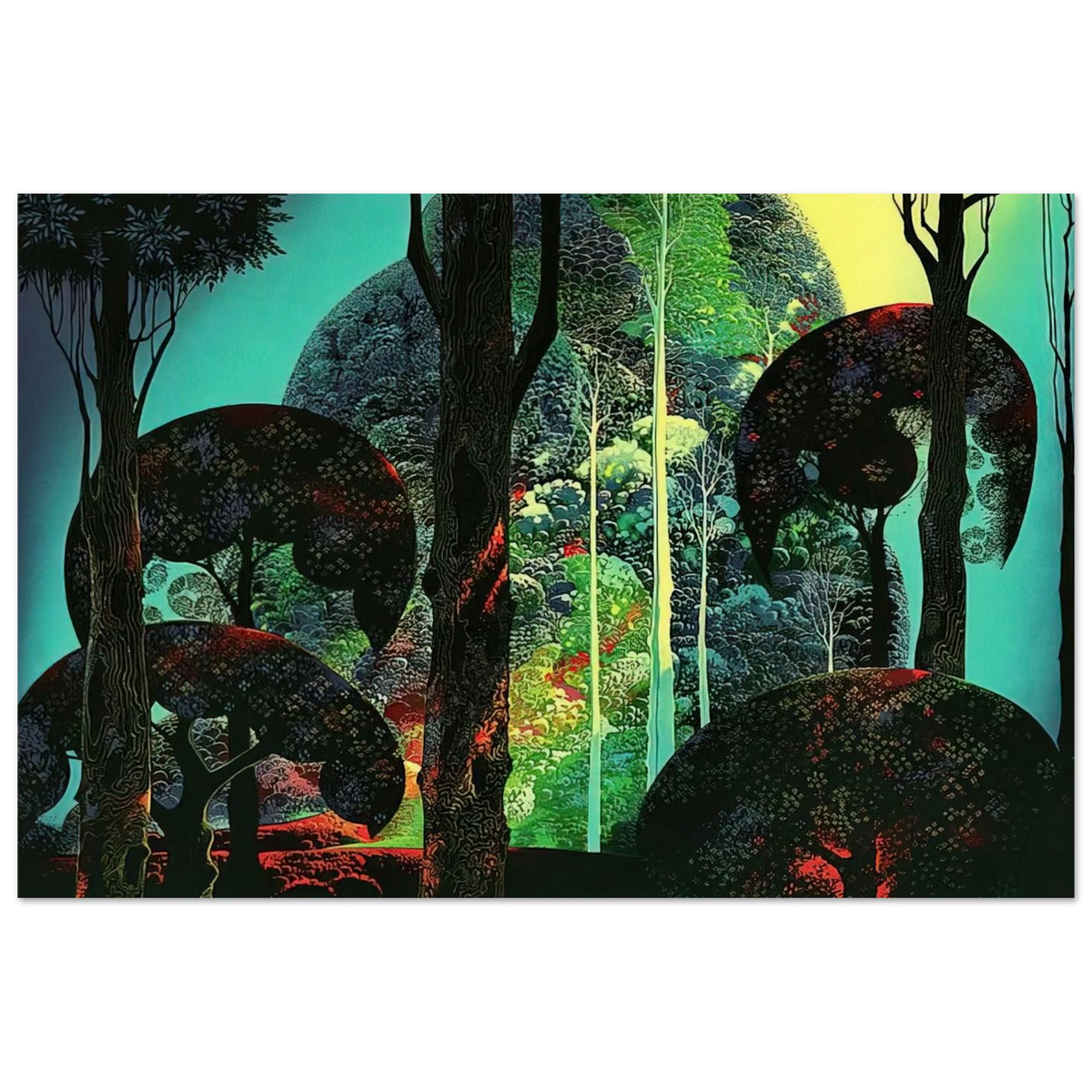 Fired by Sun Poster | Eyvind Earle Poster | Eyvind Earle Prints