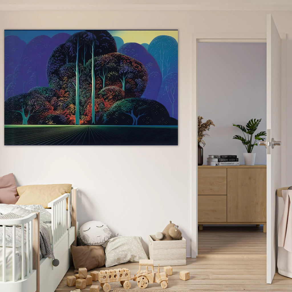 Softening Shades of Twilight Poster | Eyvind Earle Poster | Eyvind Earle Prints