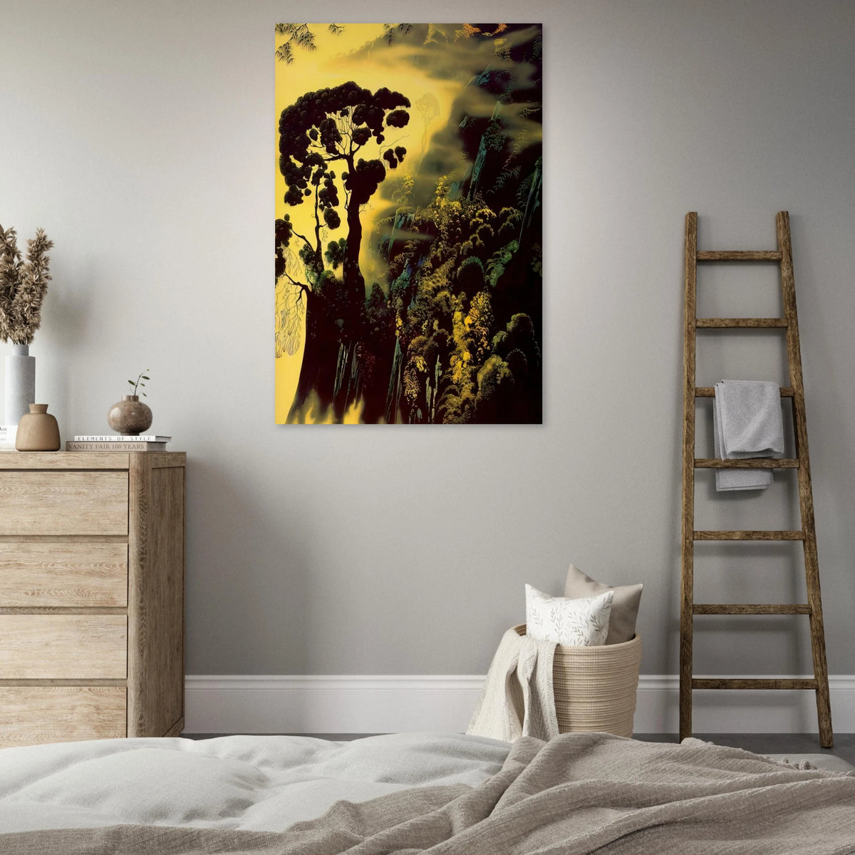 Sunset Silhouette Poster | Eyvind Earle Poster | Eyvind Earle Prints