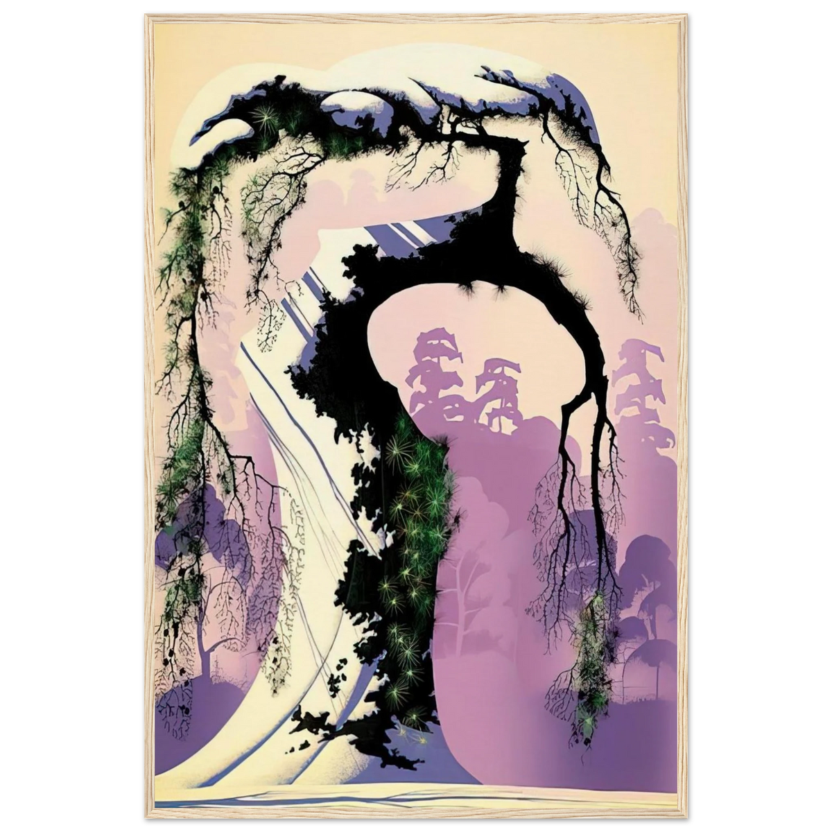 Norway Pine Framed Poster | Eyvind Earle Framed Prints Wall Art | Eyvind Earle Prints