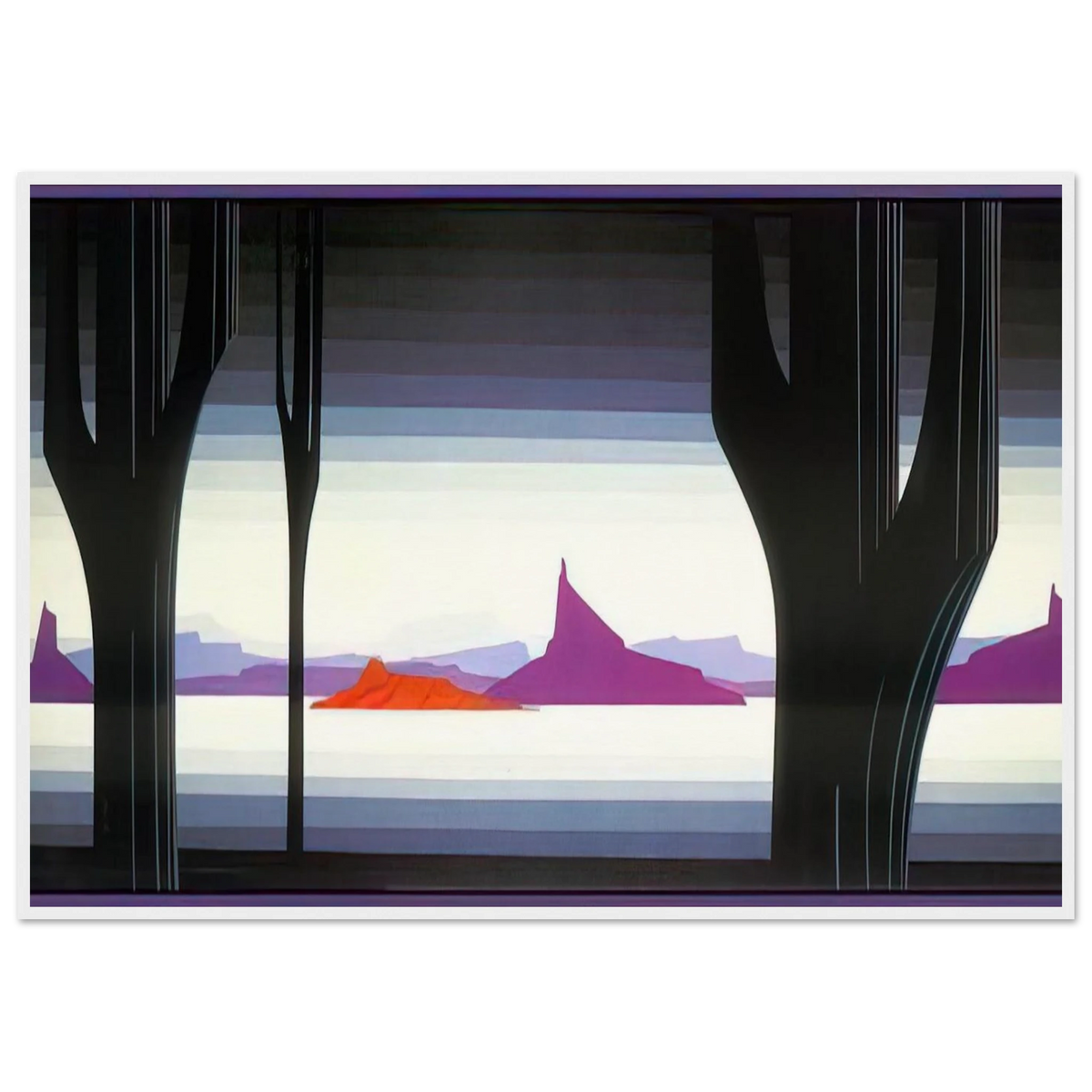 Saguaro Framed Poster | Eyvind Earle Framed Prints Wall Art | Eyvind Earle Prints