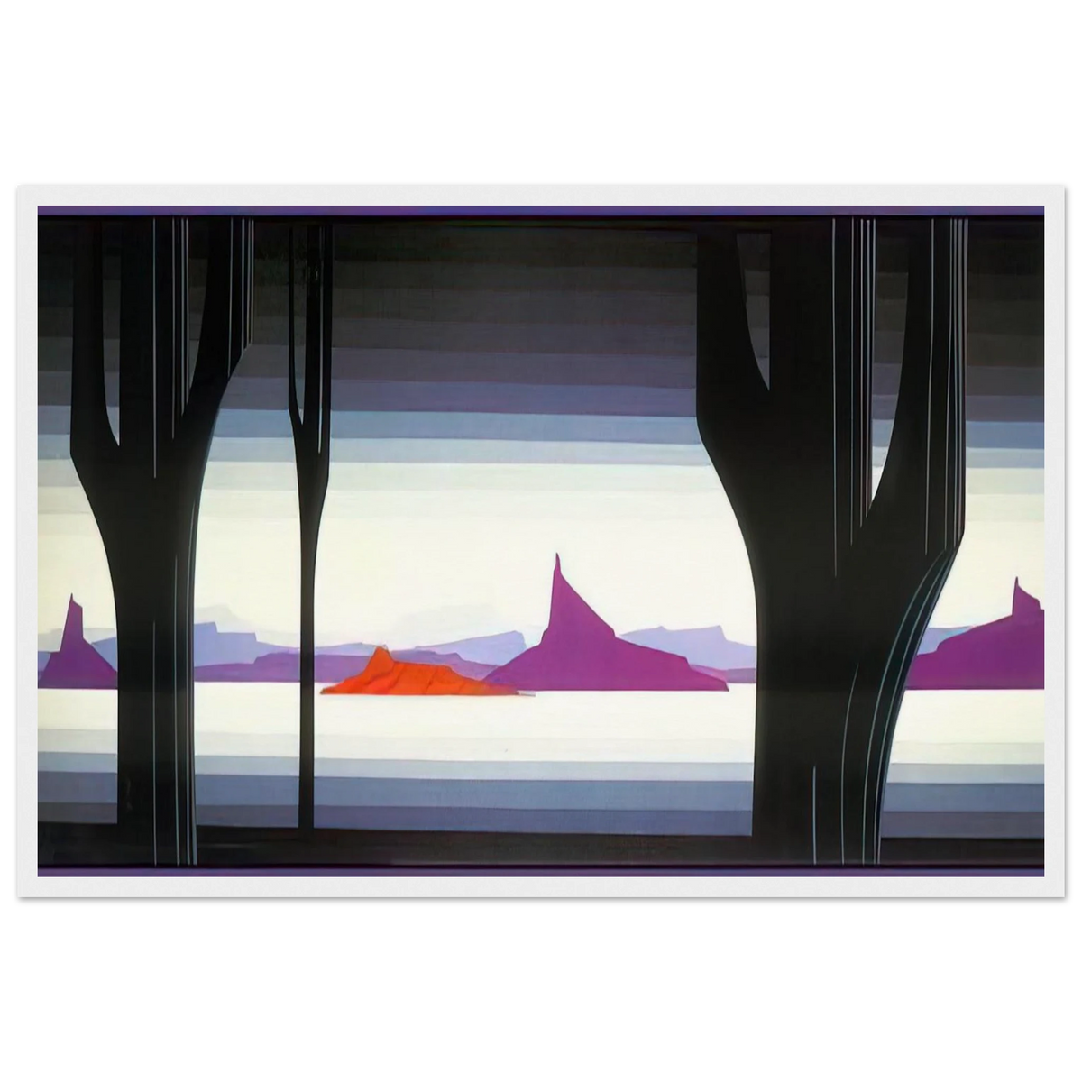 Saguaro Framed Poster | Eyvind Earle Framed Prints Wall Art | Eyvind Earle Prints