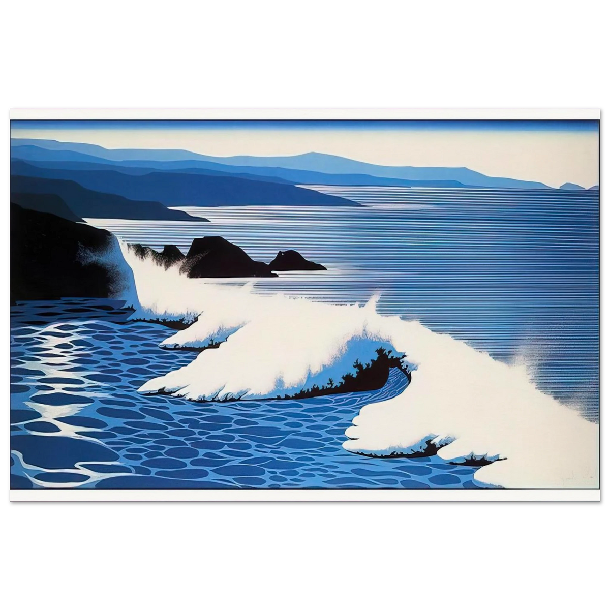 The Wave Poster | Eyvind Earle Poster | Eyvind Earle Prints