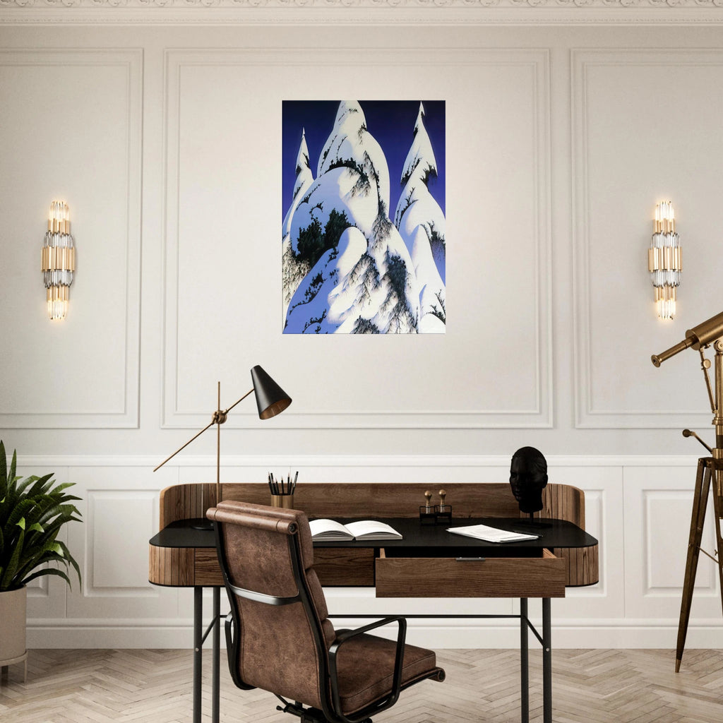 Snow Trees Canvas | Eyvind Earle Canvas | Eyvind Earle Prints