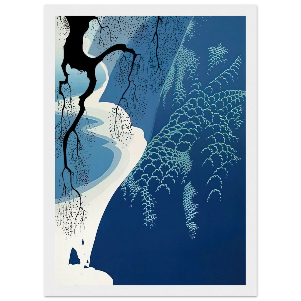 Big Sur and Branch Framed Poster | Eyvind Earle Framed Prints Wall Art | Eyvind Earle Prints