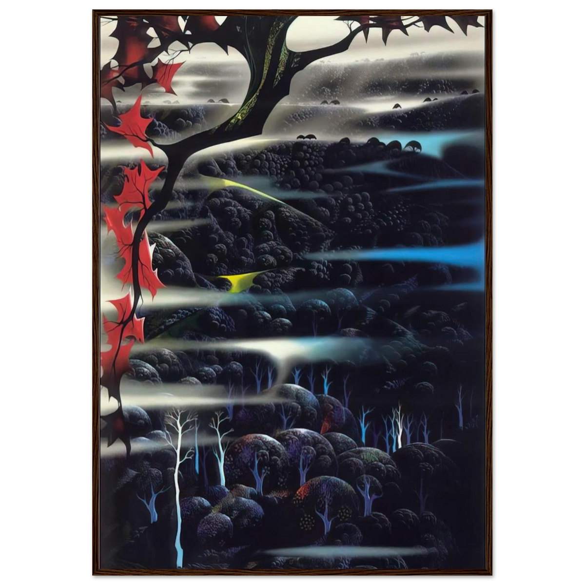 Into the Forest Framed Poster | Eyvind Earle Framed Prints Wall Art | Eyvind Earle Prints